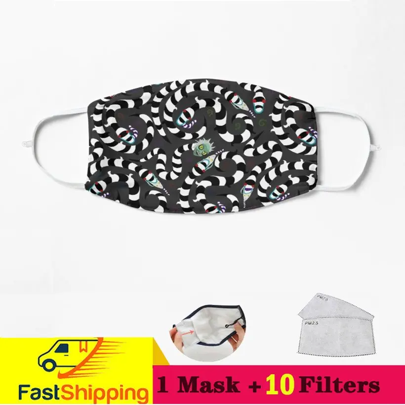 

Маска для лица sandworm Trigger Chrono Xenomorph, многоразовая моющаяся маска для лица