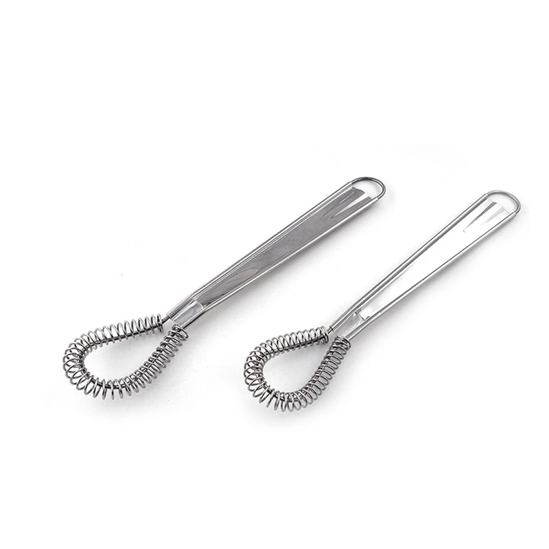 Нержавеющая сталь Весна блендер взбивание яиц белое Мёд ложка Кофе смеситель