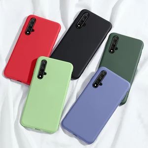 for huawei nova 7 pro 6 8 se case liquid silicone shockproof bumper soft phone case on nova 5t 5 5z 5i pro 3 3i 4e 7i case cover free global shipping