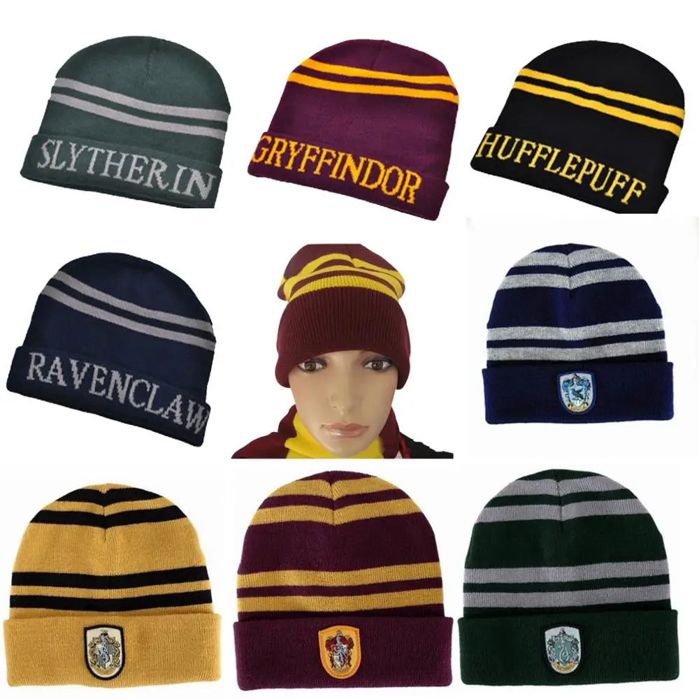 Harr Poter Movie hats аксессуары для косплея хогварт Гриффиндор слизеринс Студенческая