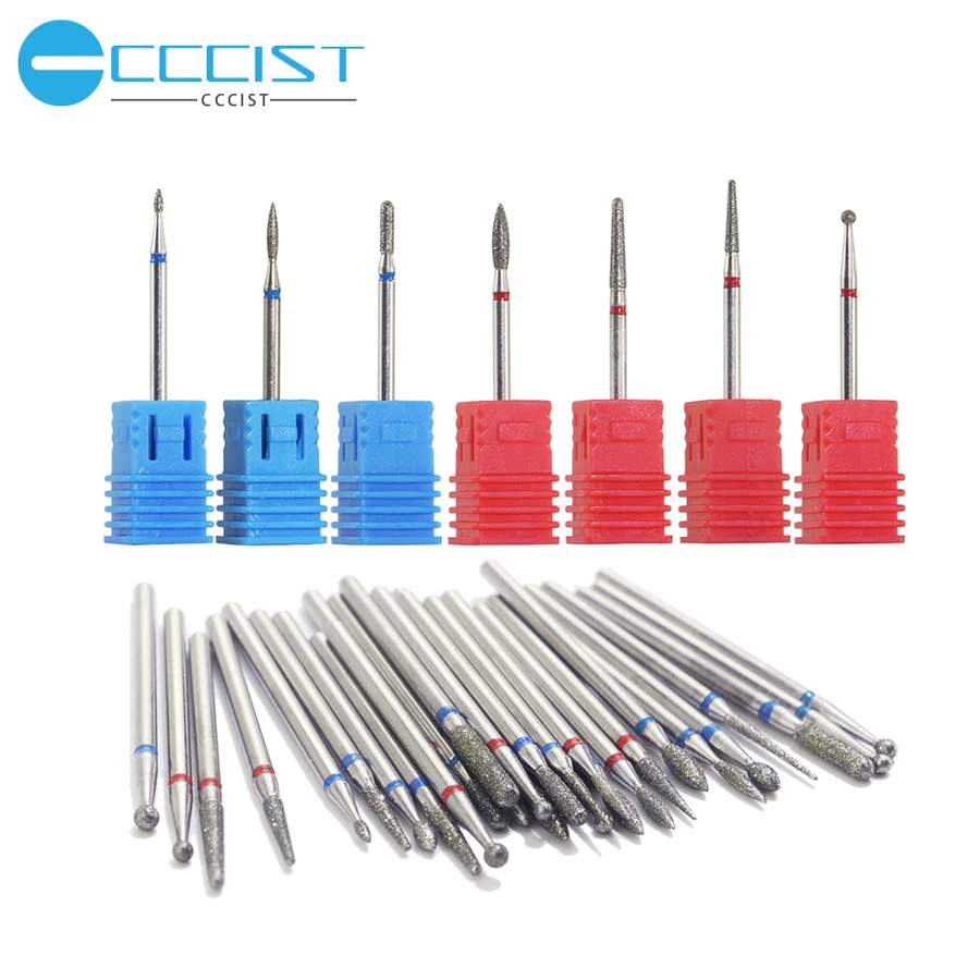 Алмазные фрезы для ногтей 1 шт. педикюрные ножницы фрезерования электрический