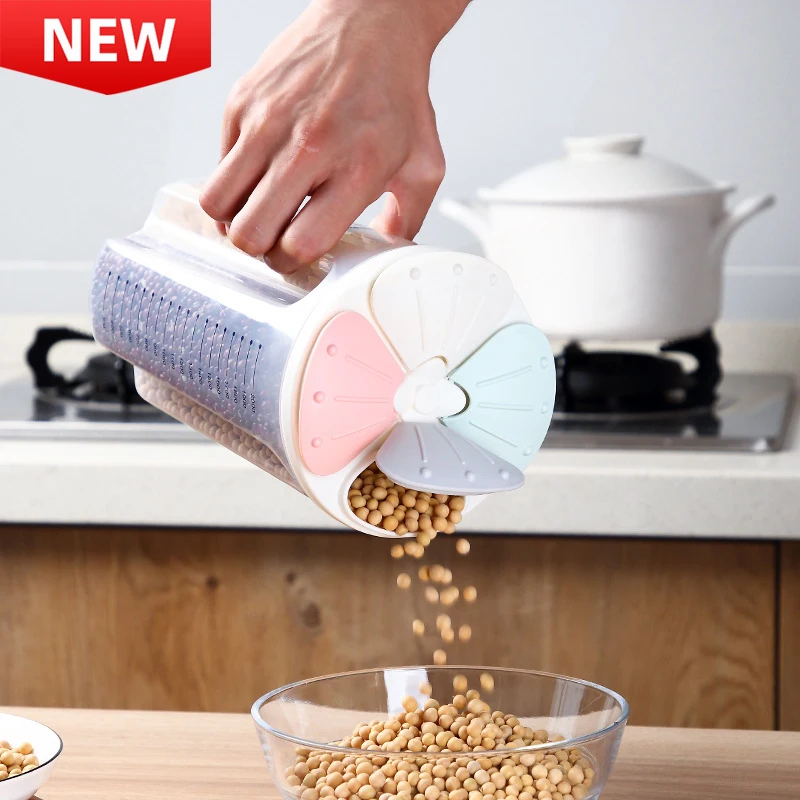 Пластиковые контейнеры для хранения пищевых продуктов 2/3/4 ячеек коробка