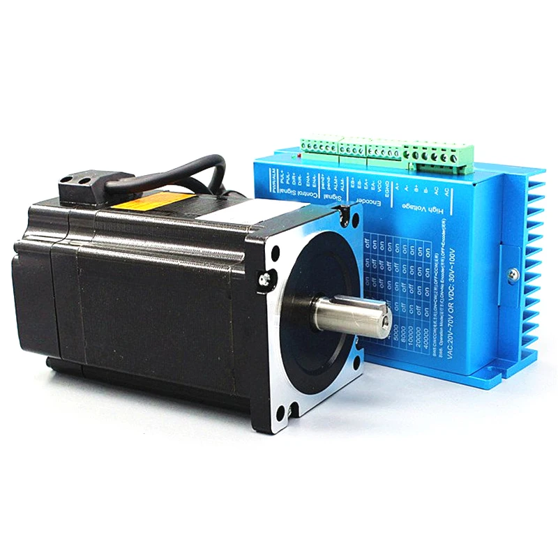Nema 34 12.5N.M замкнутый контур шаговый двигатель сервопривод Hb860H + 86Hb250-156B 86 2-фазный |