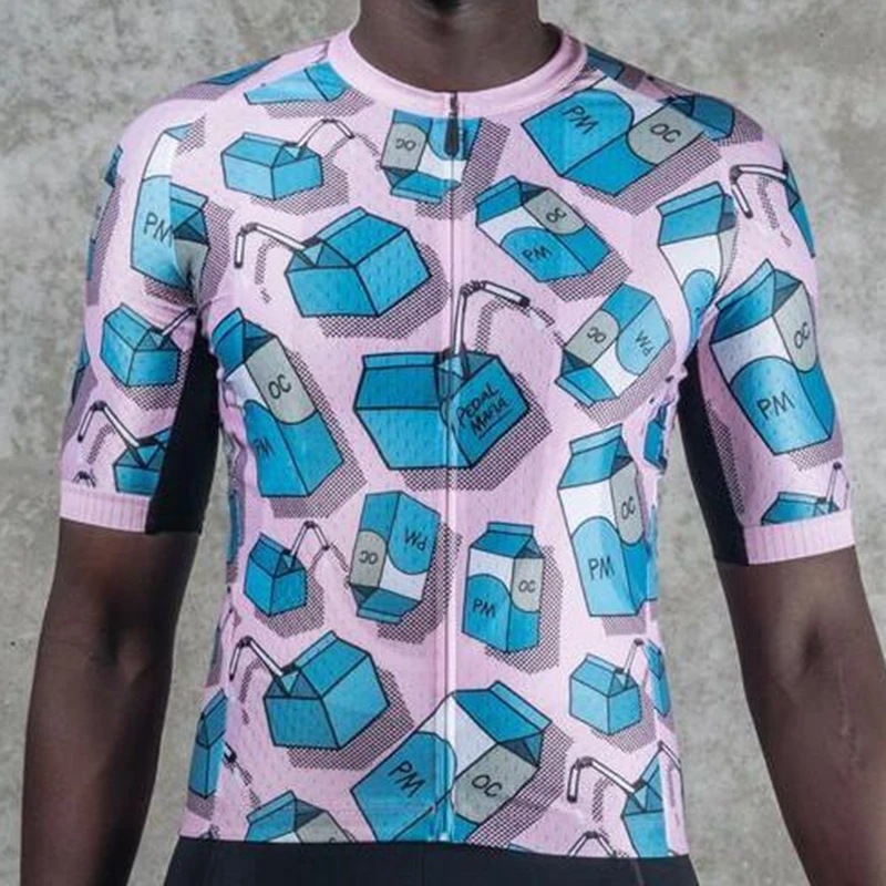 

Super Light ARTIST SERIES CYCLING JERSEY MEN 2022 Summer Short Sleeved Print Cycle Clothing Fahrradbekleidung Maglia Da Ciclismo