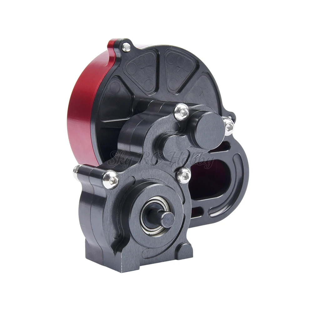 Complete Metal SCX10 Gearbox Transmission Box with Gear for 1/10 RC Crawler Axial Upgrade Car Parts | Игрушки и хобби