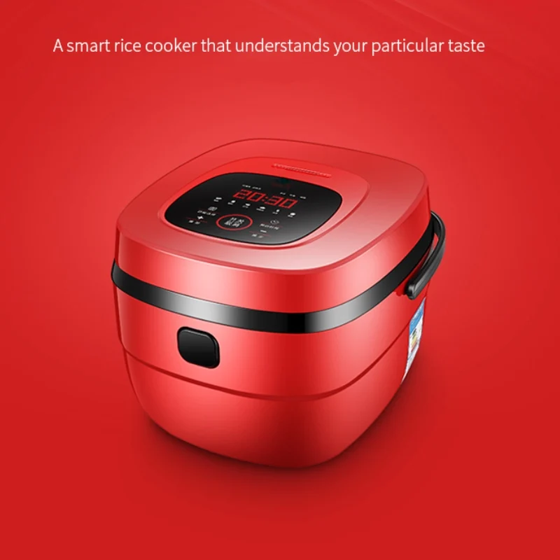 

5L Electric Rice Cooker Kitchen Appliance Rice Porridge Soup Cake Cooking Machine Intelligent Timing Appointment LED Display