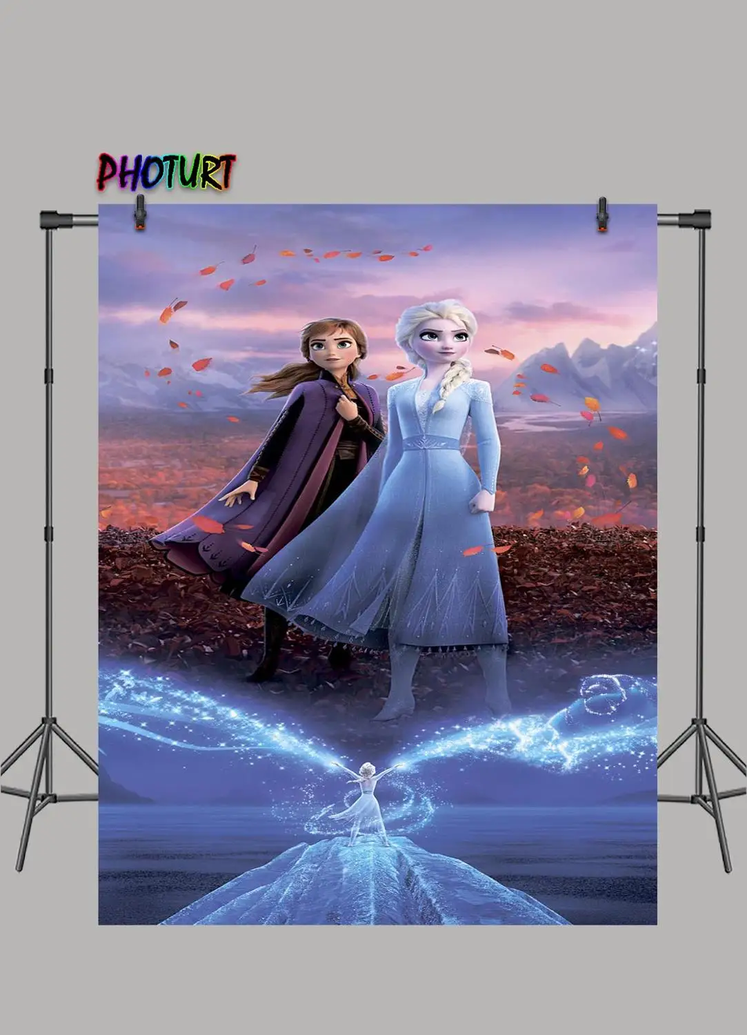 PHOTURT Frozen 2 фотофоны Baby Shower Девочка День рождения фон Эльза Анна Winterland виниловый