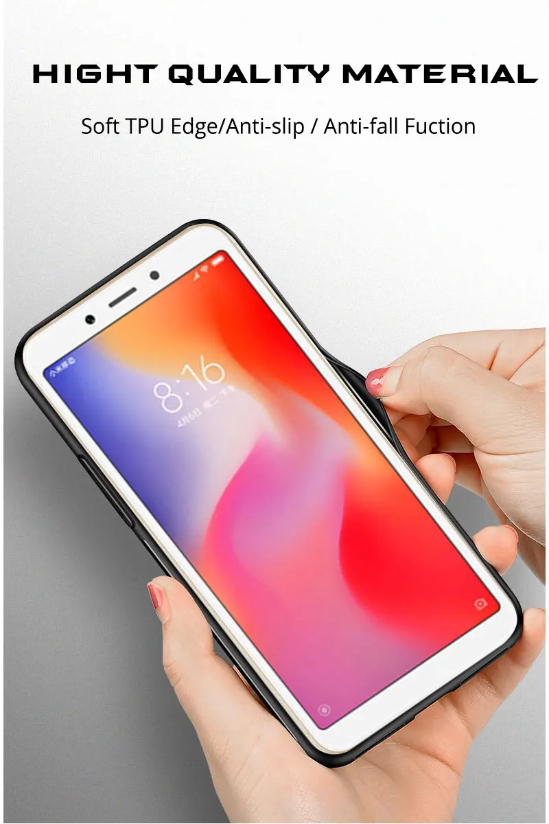 Джокер черный бампер из ТПУ для Xiaomi Redmi 6 Чехол Redmi 6A 6 Pro 5A 8A 7A 4A 4X5 5Plus чехол Обложка для телефона Redmi 6 7 8 силиконовый чехол