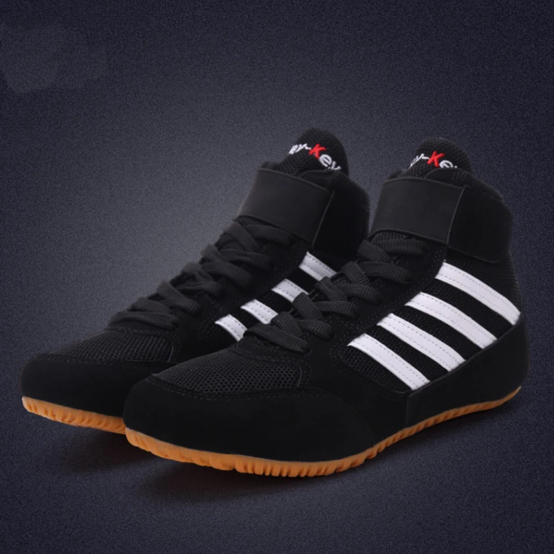 Новые тренировочные туфли для Реслинга Для мужчин женщин Детский Светильник