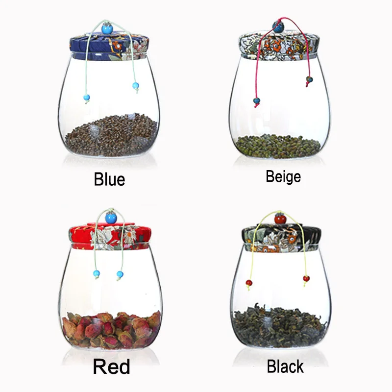 RSCHEF канистра деревянная крышка печать конфеты цветок чай банка случайный