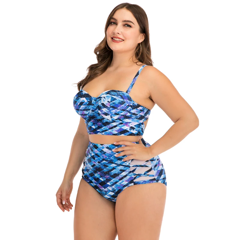 Женский купальник Бикини на косточках с большой чашкой|Купальники| |