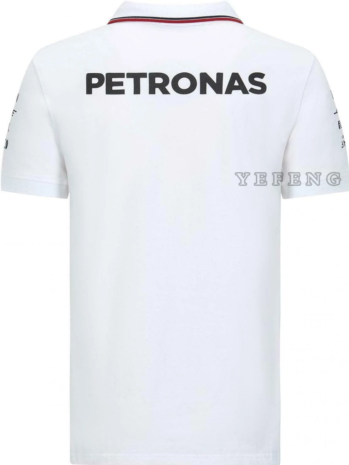 

2021 Black Polo Lapel For AMG Petronas Motorsport F1 Team Racing GP Men's Breathable Casual Short Sleeve T-Shirt Summer Car Fan