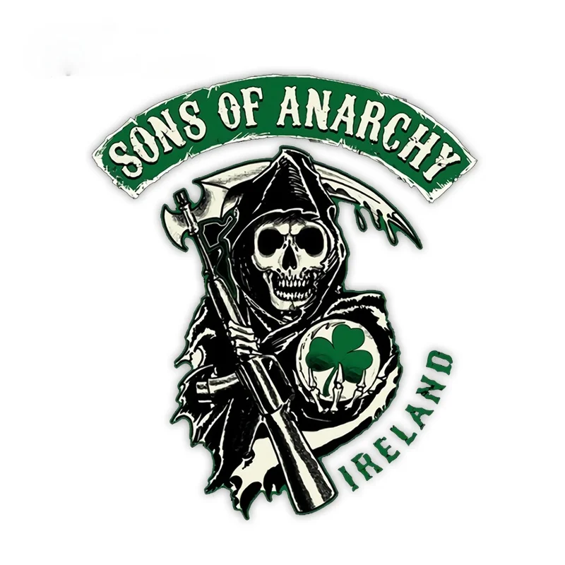 

Jump Time 13 x 13cm For Sons of Anarchy Car Stickers Car Accessories Decal Waterproof Sunscreen Repair Trunk Decoration