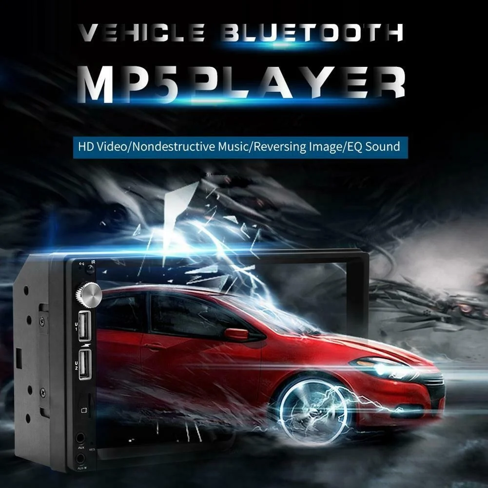 Автомагнитола 2 DIN SWM X5 стерео система с 7 дюймовым экраном Bluetooth AUX RCA FM радио