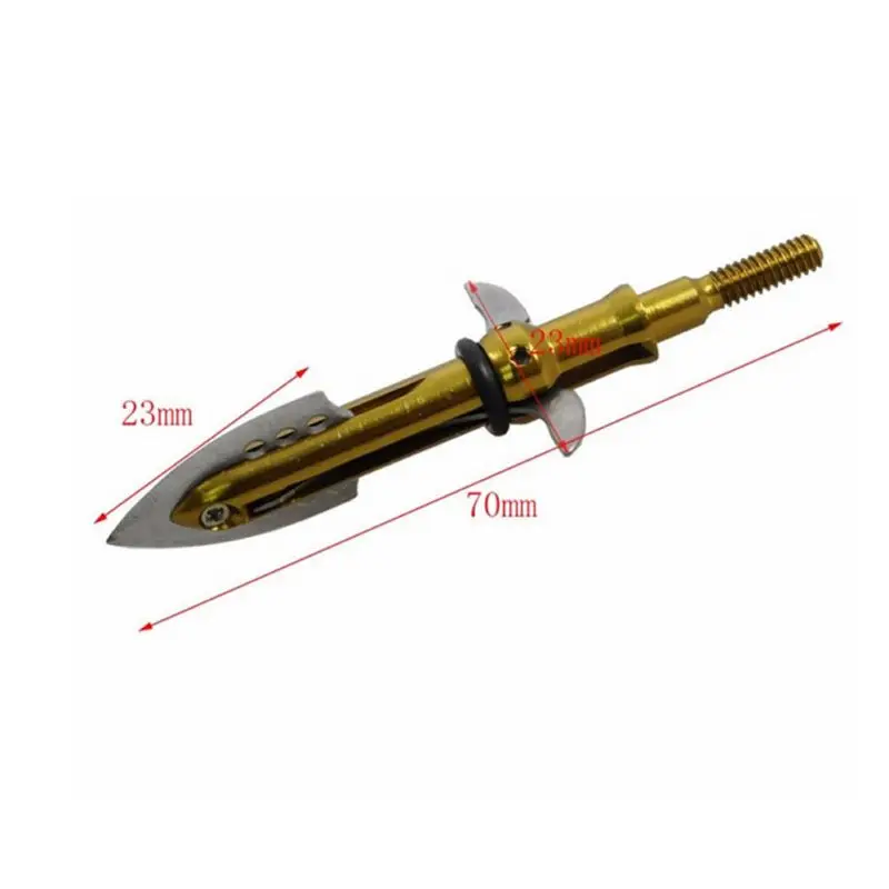 Стрела для стрельбы из лука с широкими головками 100 зернистая 2 расширяемая