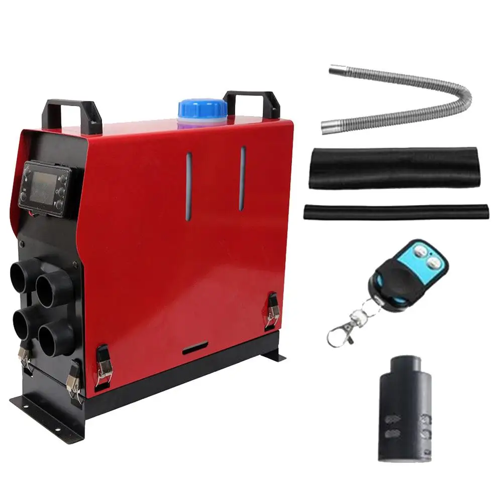 Автомобильный дизельный Обогреватель воздуха 12 В 5000 Вт 4 отверстия ЖК монитор