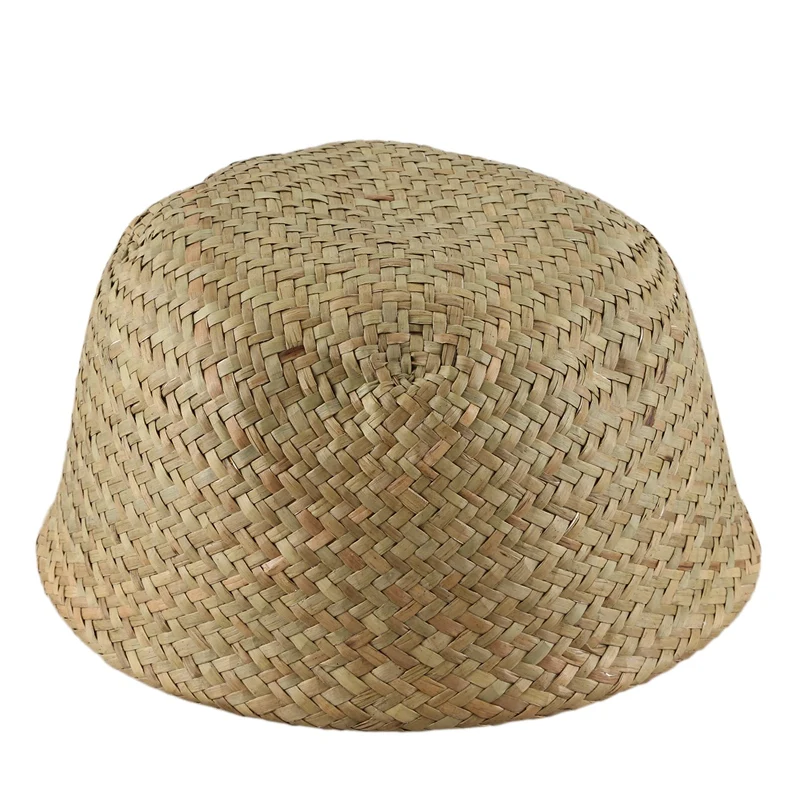 Seagrass плетеная корзина из ротанга Складная висячая Цветочная горшка плантатор