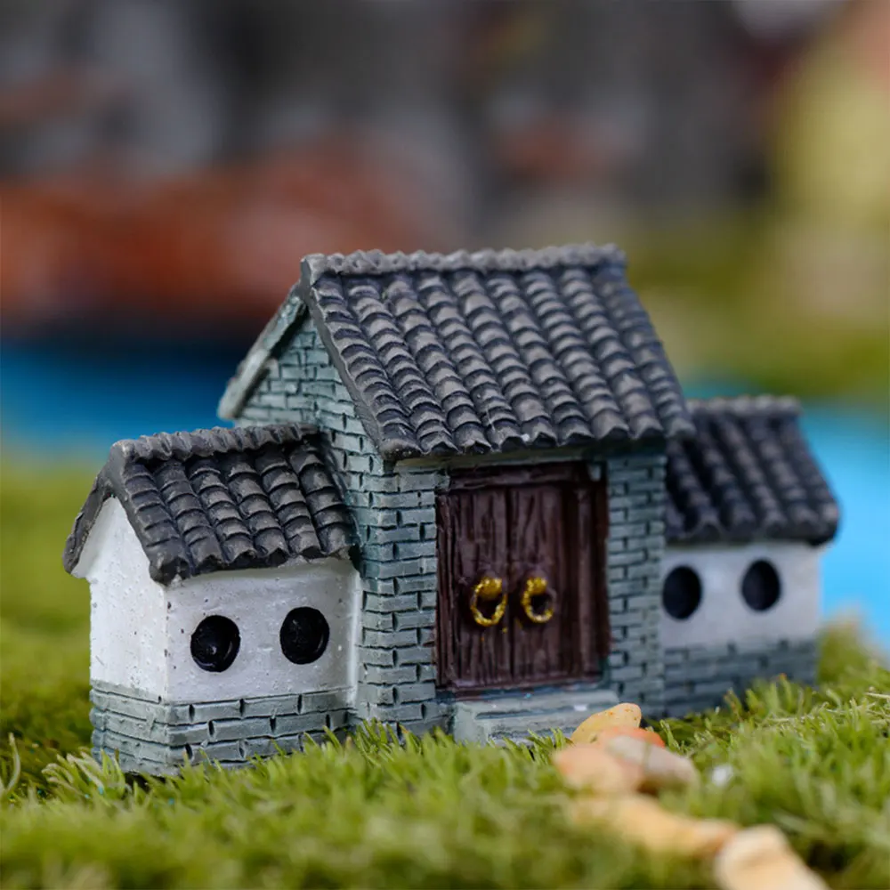 Полимерные мини Ландшафтные мемориальные ворота DIY микро украшение миниатюрный