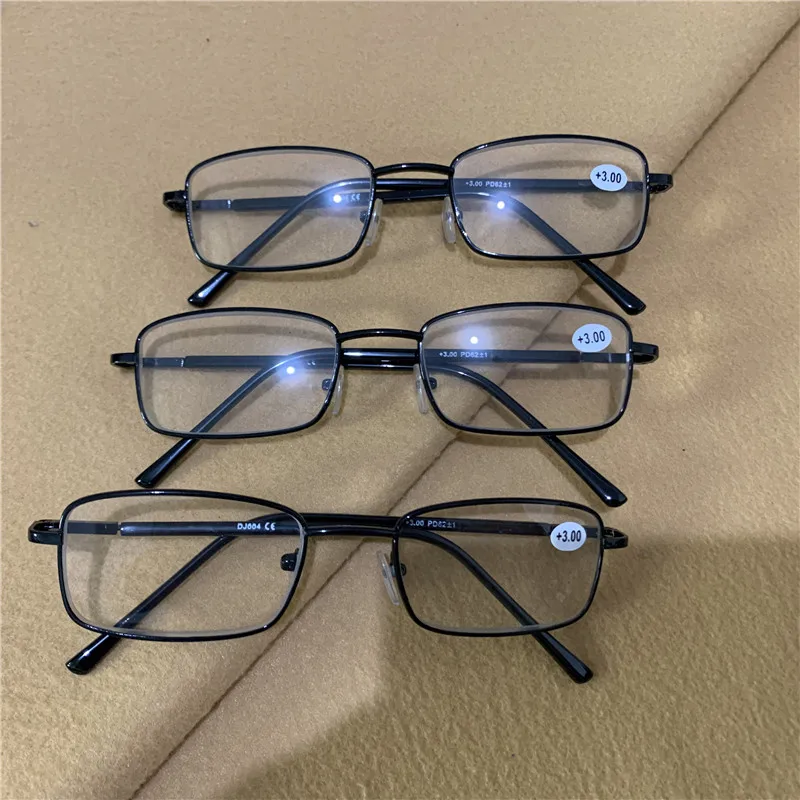 

Очки для чтения Cubojue с пружинной петлей для мужчин и женщин, лёгкие аксессуары в оправе с диоптриями, черные, 300