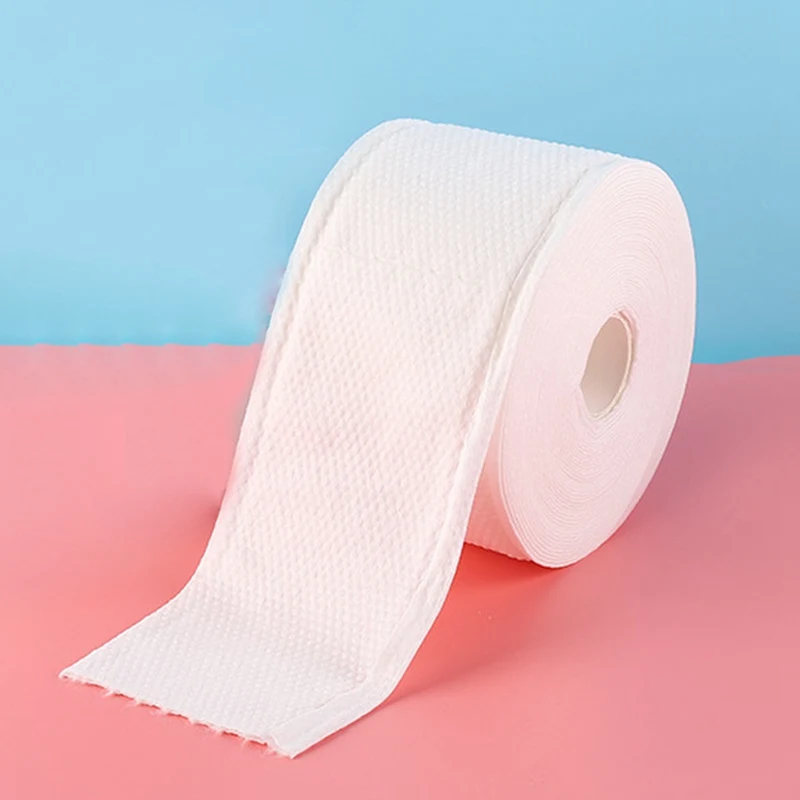 

Disposable Face Towel Non-Woven Facial Tissues One-time Makeup Wipes Cotton Pads Facial Cleansing Roll Paper Tissue Makeup Towel