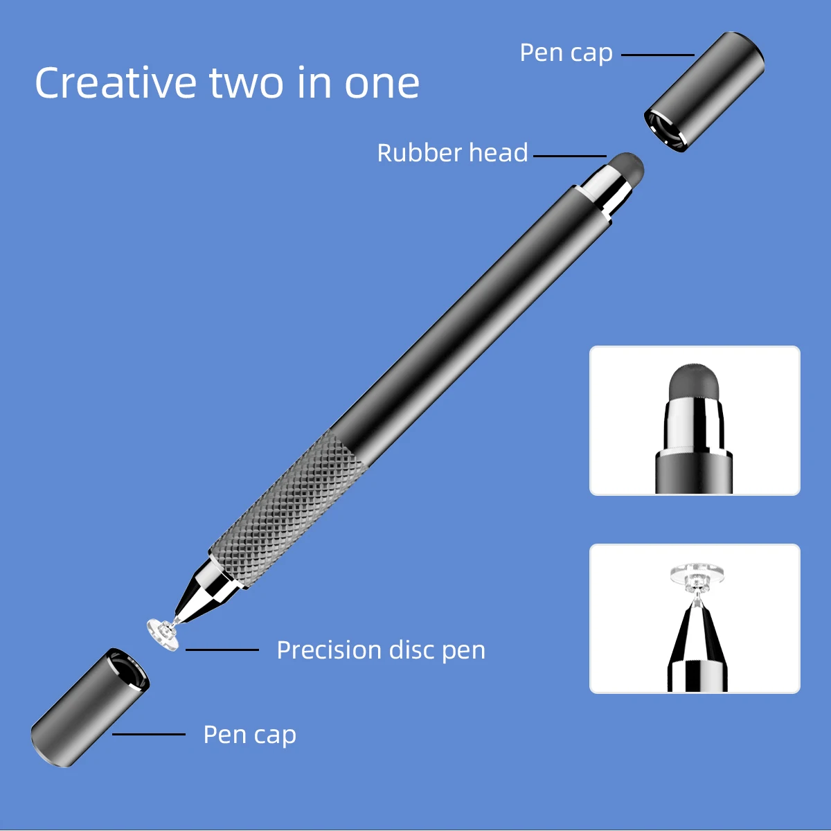 anmone stylus pen for drawing smartphone touch pens for android tablet painting writing magnetic pen cap mobile phone pencil free global shipping