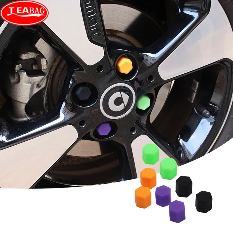 4 шт. Автомобильная гайка на колесо Защитная крышка внешняя отделка автостайлинг