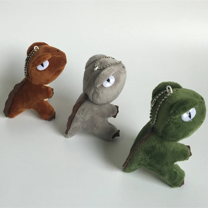3 цвета Kawaii мини игрушка Динозавр Дракон плюшевая 10 см Высота брелок Подвеска