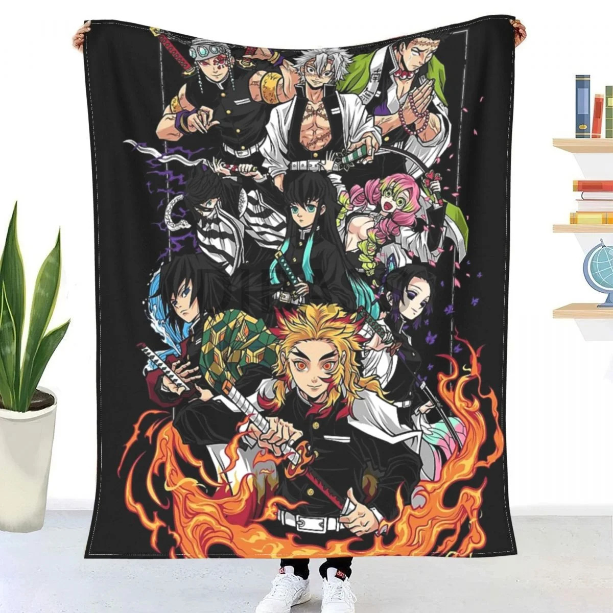 

Hashira Demon Slayer Comforter 3D Printed Flannel Throw Blanket