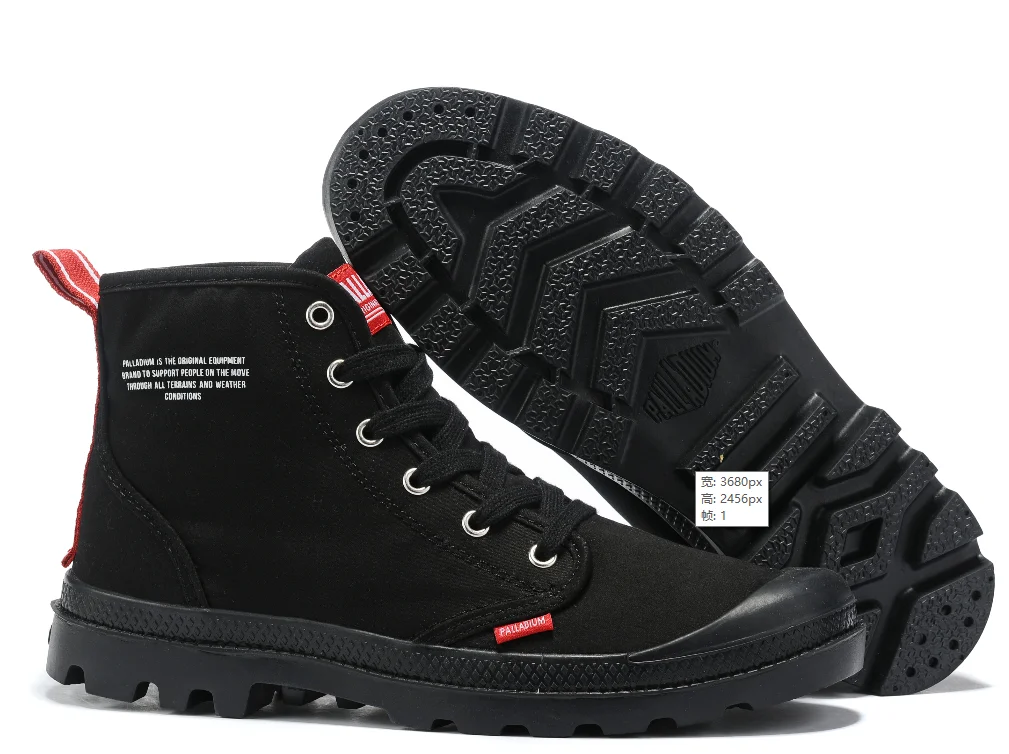 

2021NewPALLADIUM Men Fashion High-top Military Ankle Shoes Comfortable Sneakers Men Casual Shoes Size