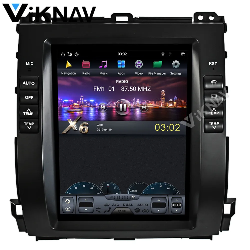 Автомагнитола для lexus gx470 мультимедийный проигрыватель land cruiser prado 120 2002 2008 2009 android 2