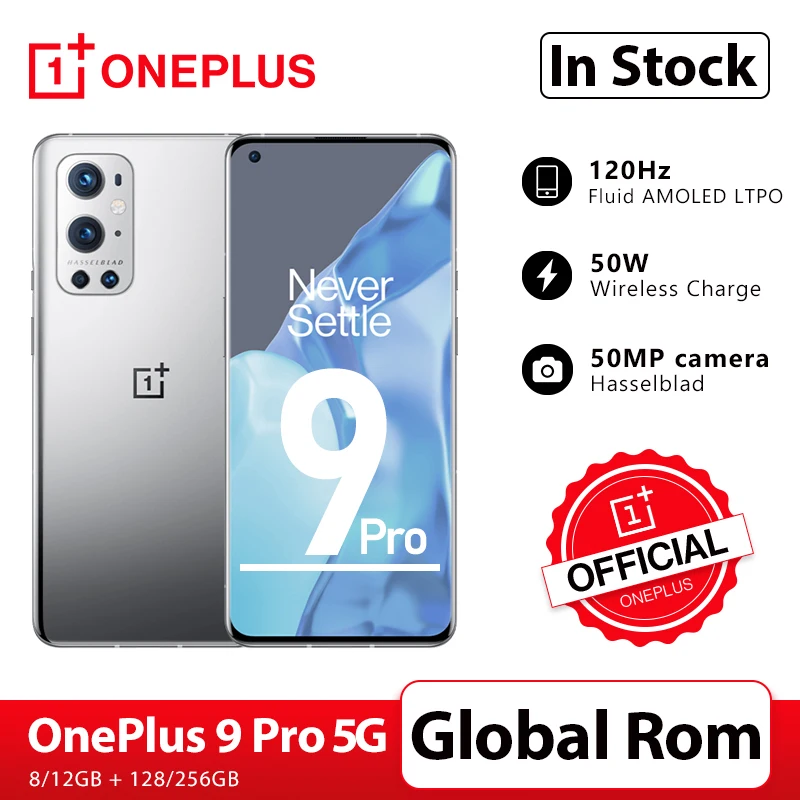 Смартфон OnePlus 9 Pro 8 + 128 ГБ Snapdragon 888 120 Гц 2 0 дюйма камера 50 МП код(новый