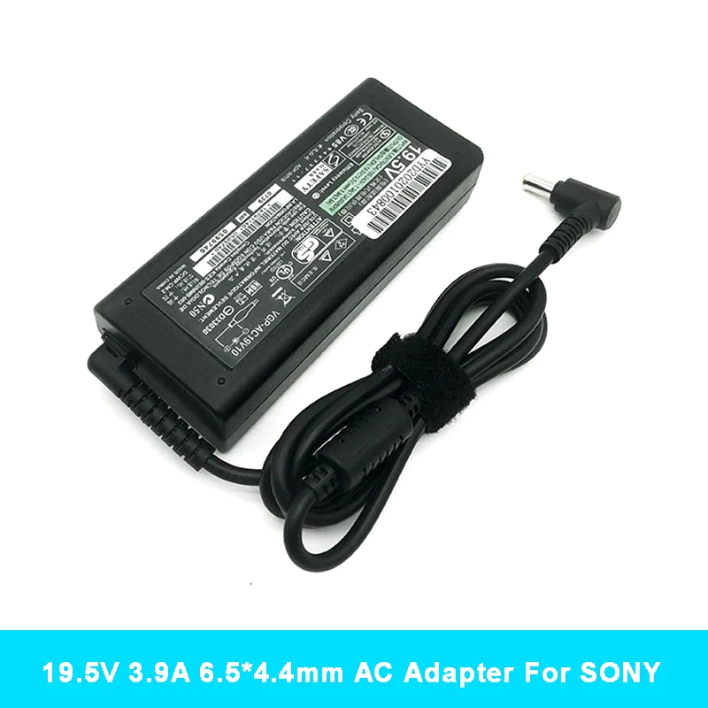 76 Вт 19 5 в 6 а 4 * мм адаптер питания для ноутбука SONY VAIO VGP-AC19V37 VPCW AC19V20 AC19V19 AC19V34 |