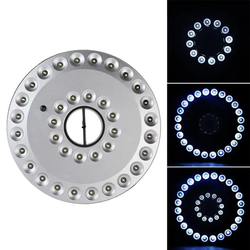 

LED Durable Pole Light Patio Lamp Portable Lantern Outdoor Disc Light