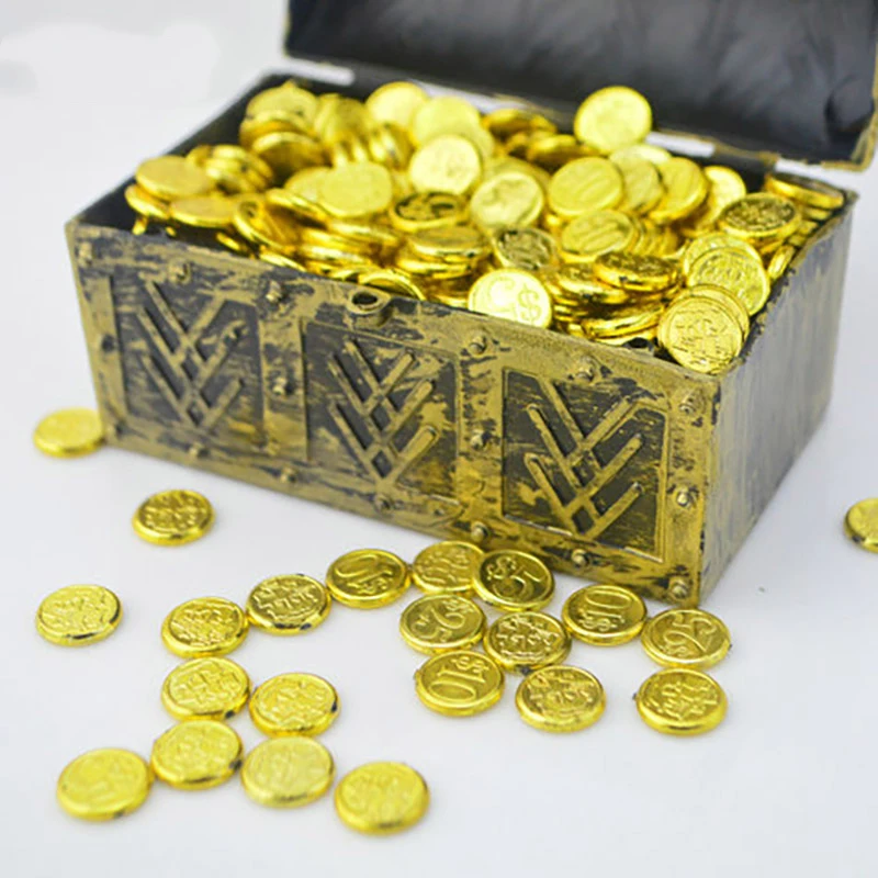 

1/6 Scale Scene Accessories Jewelry Box Gold Coins Scene Sculpt Models for 12" Action Figure Body Dolls Toy Accessory