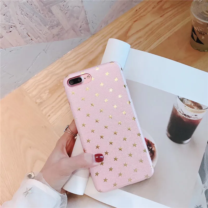 Чехол для телефона Gimfun из искусственной кожи с узором в виде звезд Iphone 7 7plus 6 6s 6plus 8