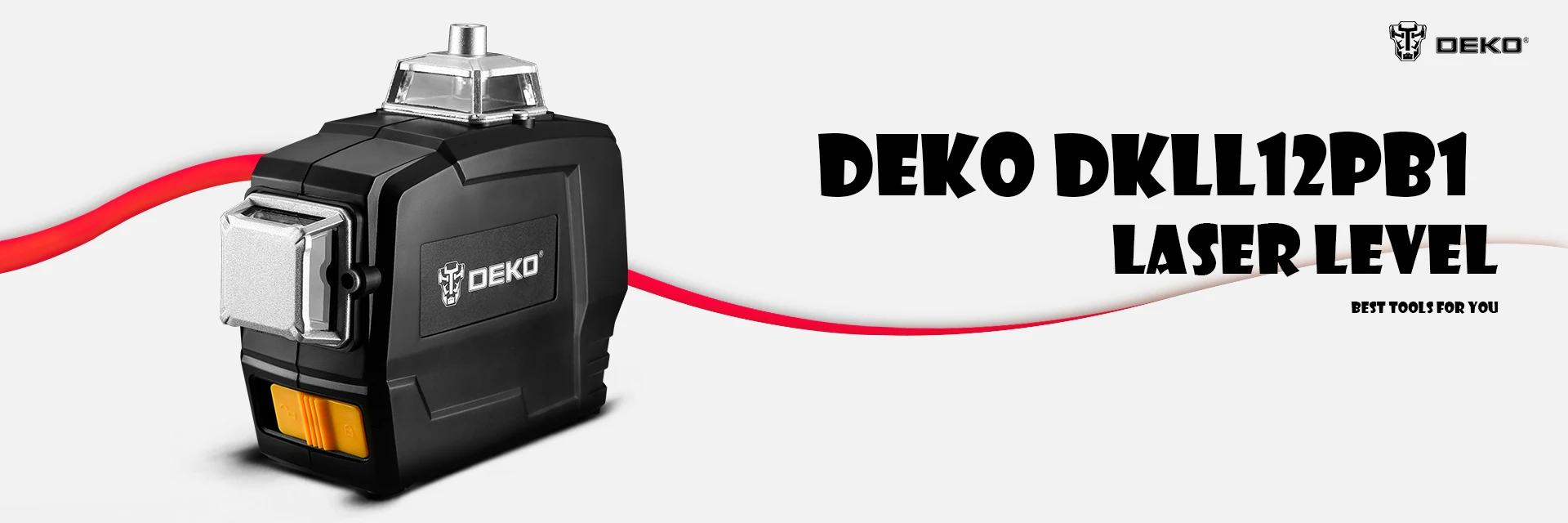 DEKO DC серия 3D 360 градусов вращающийся самонивелирующийся лазерный уровень зеленый мощный вертикальный горизонтальный 12 поперечных линий внутри/снаружи