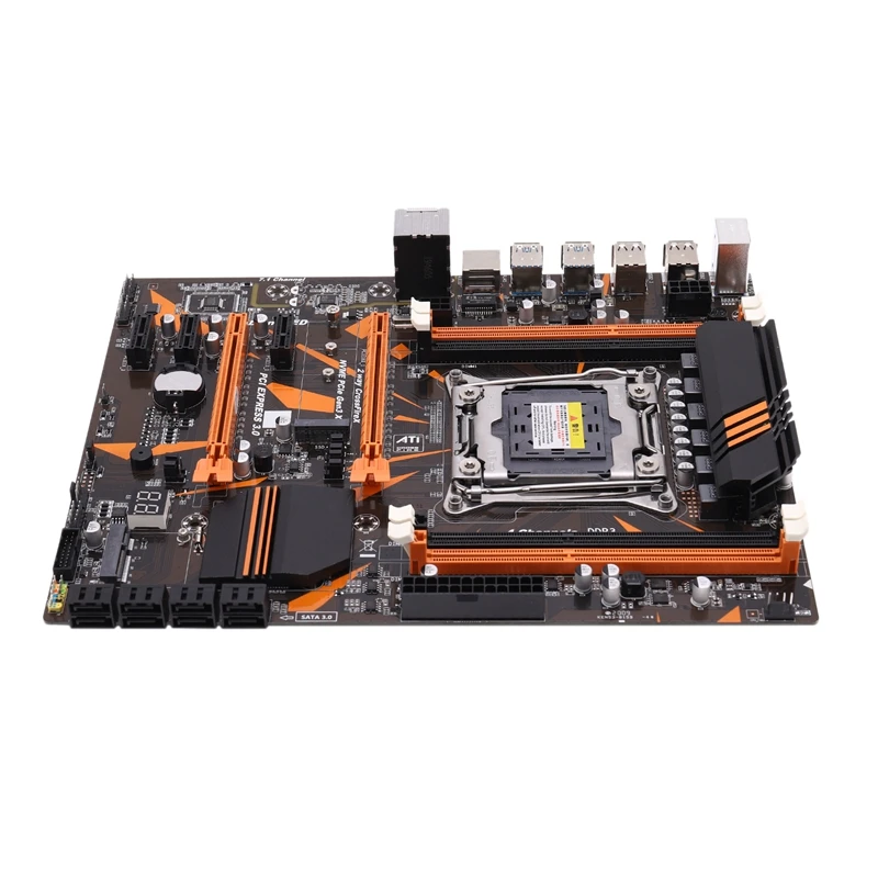 X99 LGA2011-3 ATX материнская плата 4 канала DDR3 32G RAM NVME SSD M.2 USB 3 0 SATA PCIE 16X для I7 E5 CPU |