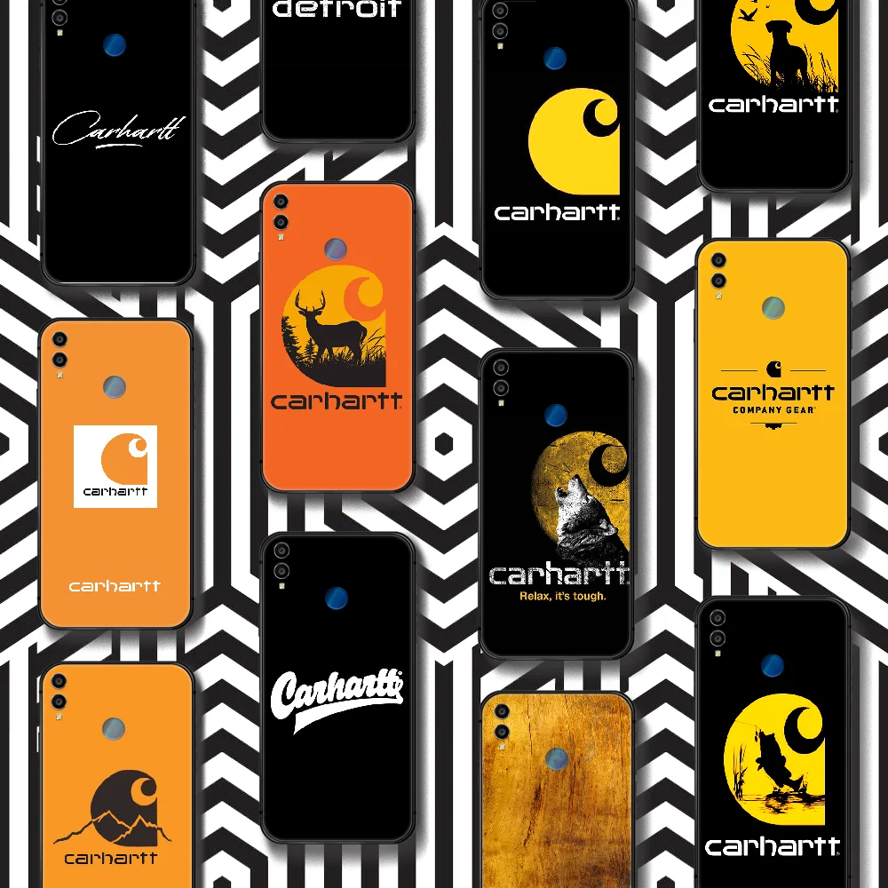 

Famous Brand Carhartts Phone Case Cover Hull For HUAWEI Honor 7a 8s 8a 8x 9 9x 10 20 I Lite Pro Black Hoesjes 3D Prime Soft