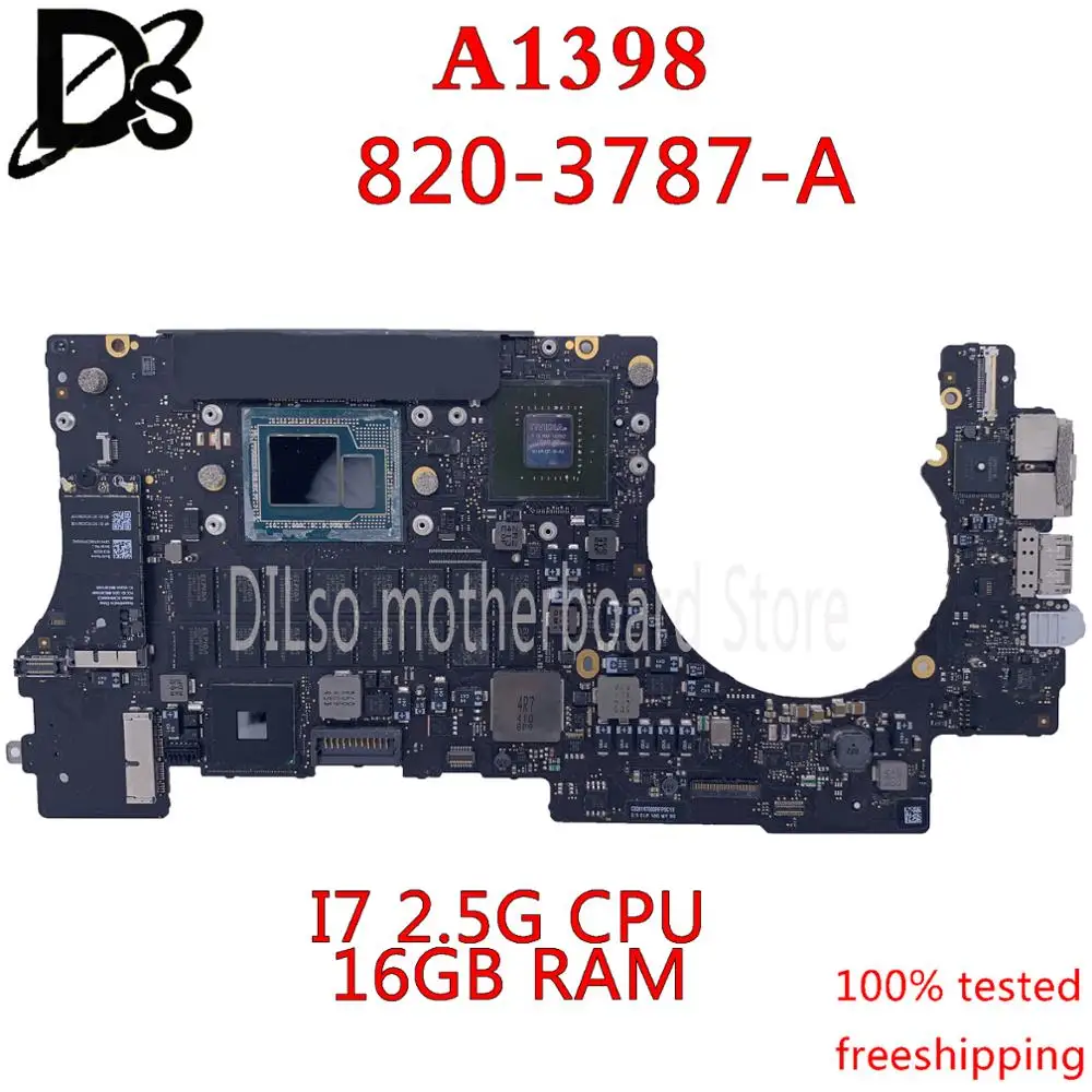 KEFU A1398 для MacBook Retina Pro 15 4 &quotA1398 логическая плата i7 4870HQ 2 5 GHz 16GB RAM 820 3787 A материнская