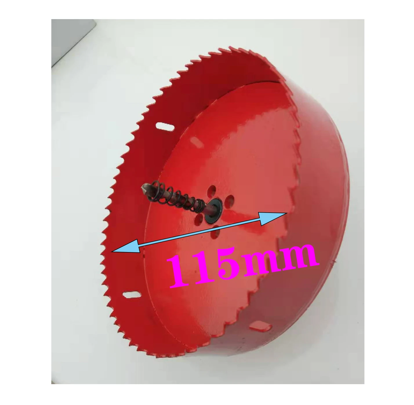 115mm Оптовые продажи 15-150 мм биметаллические Кольцевые пилы для дерева долото для обработки металла резки металла стали алюминия железа дерева Ручные инструменты - Цвет: 115mm