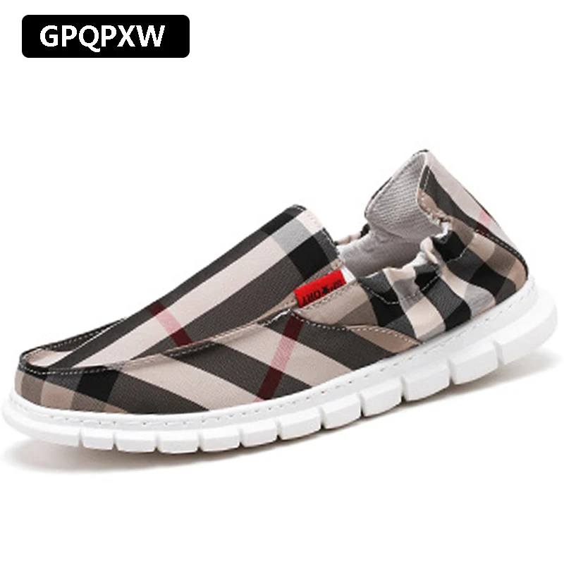 Мужские дышащие текстильные туфли на плоской подошве | Обувь