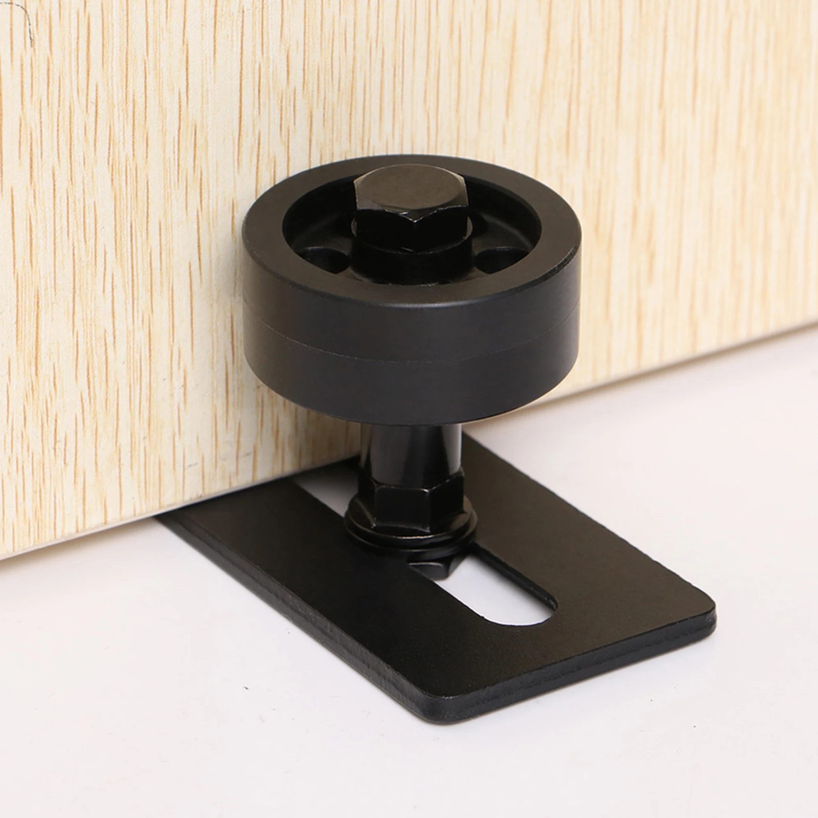 

8 in 1 Carbon Steel Adjustable Sliding Floor Guide For Barn Door Hardware Accessory