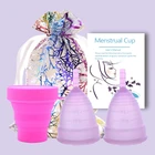 5 шт., женские силиконовые менструальные чаши