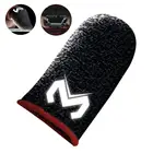 Игровой контроллер для сенсорных экранов, перчатка с защитой от пота, дышащий чехол для пальцев мобильных игр, геймпад для пальцев, 2 шт.