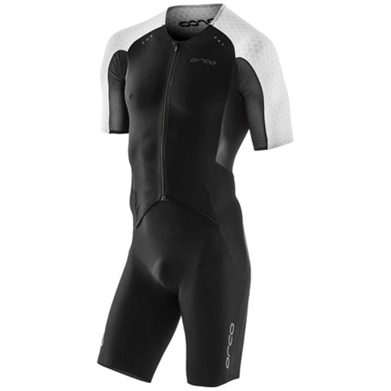 

Orca Team Cycling skinsuit Triathlon Suit Men's Short Sleeve Leotard Jumpsuit Maillot Bike Ropa Ciclismo Cycling