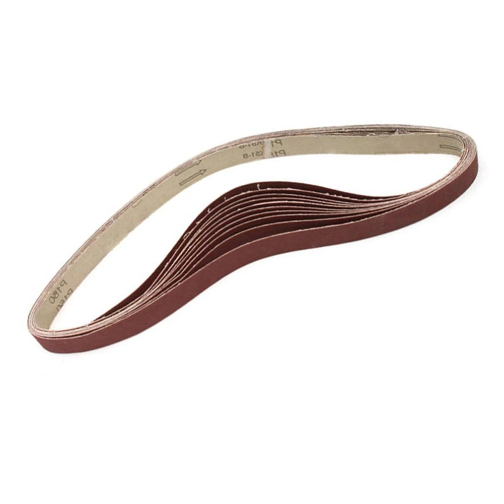 

10pcs Alumina80 120 240 320 Grit Sanding Belts 1070x25mm Abrasive Sanding Paper For Metallurgy Wood Leather For Woodworking
