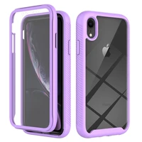 360 full body screen protector case iphone 13 11 12 pro max xs xr 8 6s plus se touch 7 colorful tpu bumper shockproof phone case