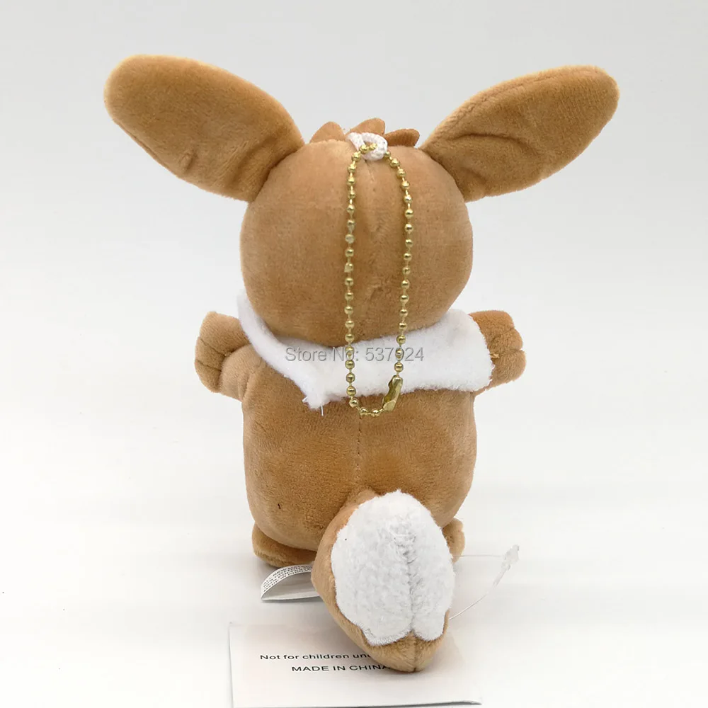 Новинка, 20 шт., Пикачу Eevee Croagunk Dedenne Gengar Larvitar Mimikyu, 4-5,5 дюйма, 10-14 см, плюшевый брелок-подвеска