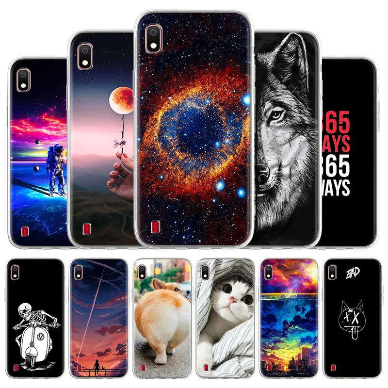 

TPU Case For Samsung Galaxy A10 Case Silicone Flower Soft Phone Cases For Samsung Galaxy A10e A10s A105F A105 Cover Funda Couqe