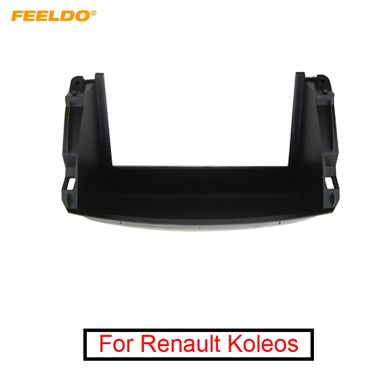 

FEELDO Car 2Din Stereo Audio Refitting Frame Fascia Adapter For Renault Koleos 08-16 Dash Panel Frame Trim Kit #MX5215